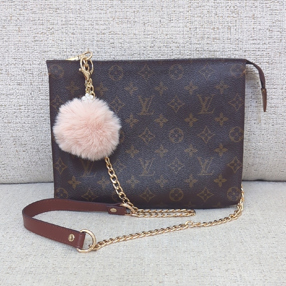 Louis Vuitton 26cm Poche Toilette Monogram Crossbody with Accessories